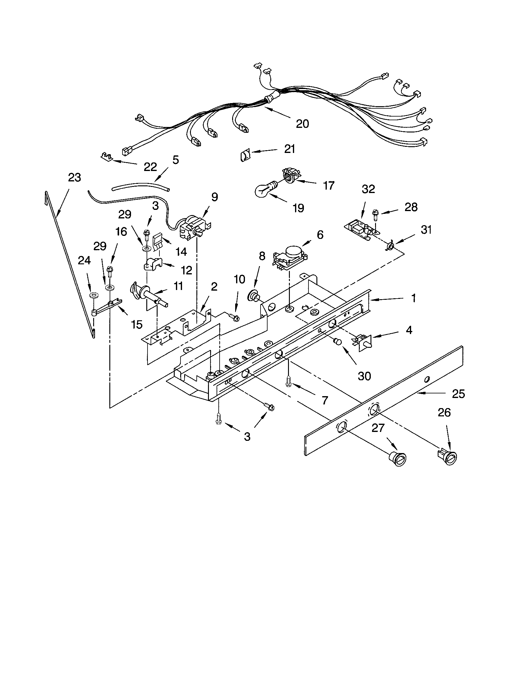 Kenmore 10652282200 control diagram