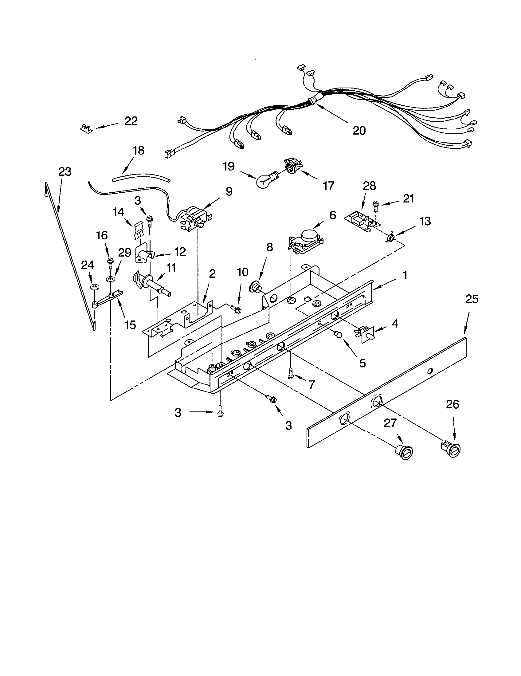 Kenmore 10652584200 control diagram