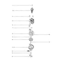 Eureka 7602B armature and motor brush kit diagram