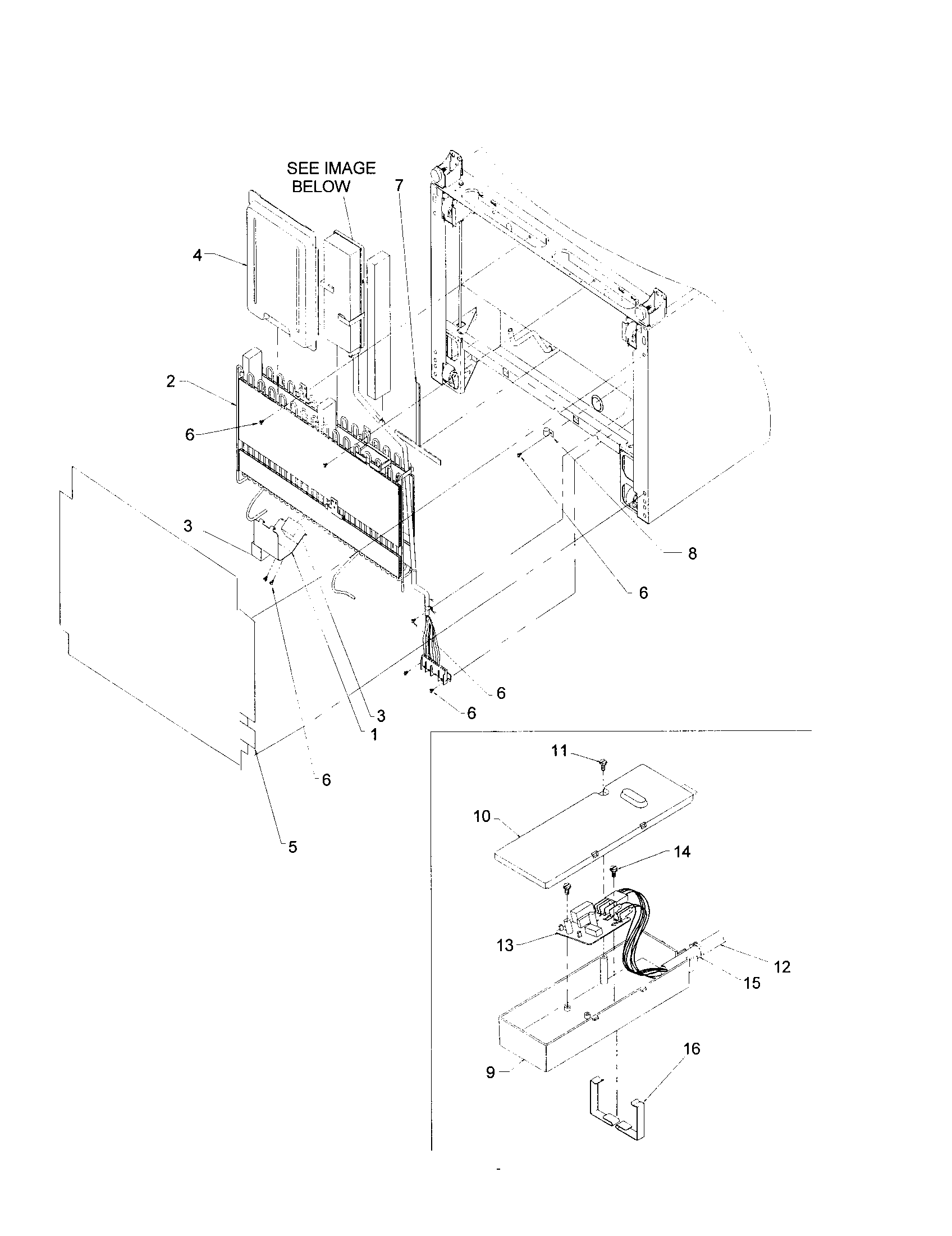 Kenmore 59671003100 condenser assembly diagram