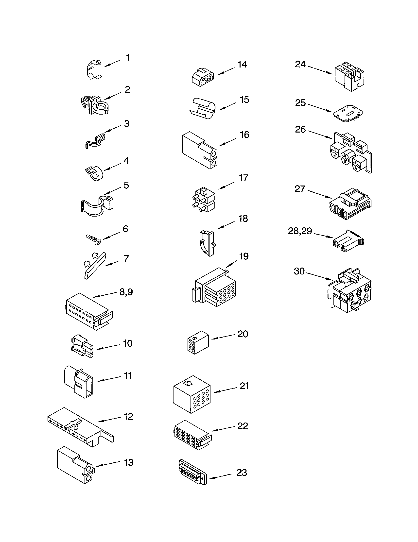 Kenmore 11022912101 wiring harness diagram
