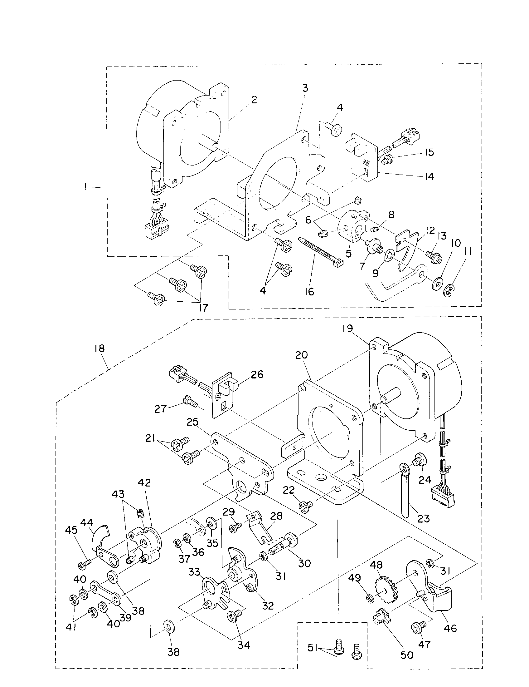 Singer QUANTUM XL-1 needle bar rocking/feed stm diagram