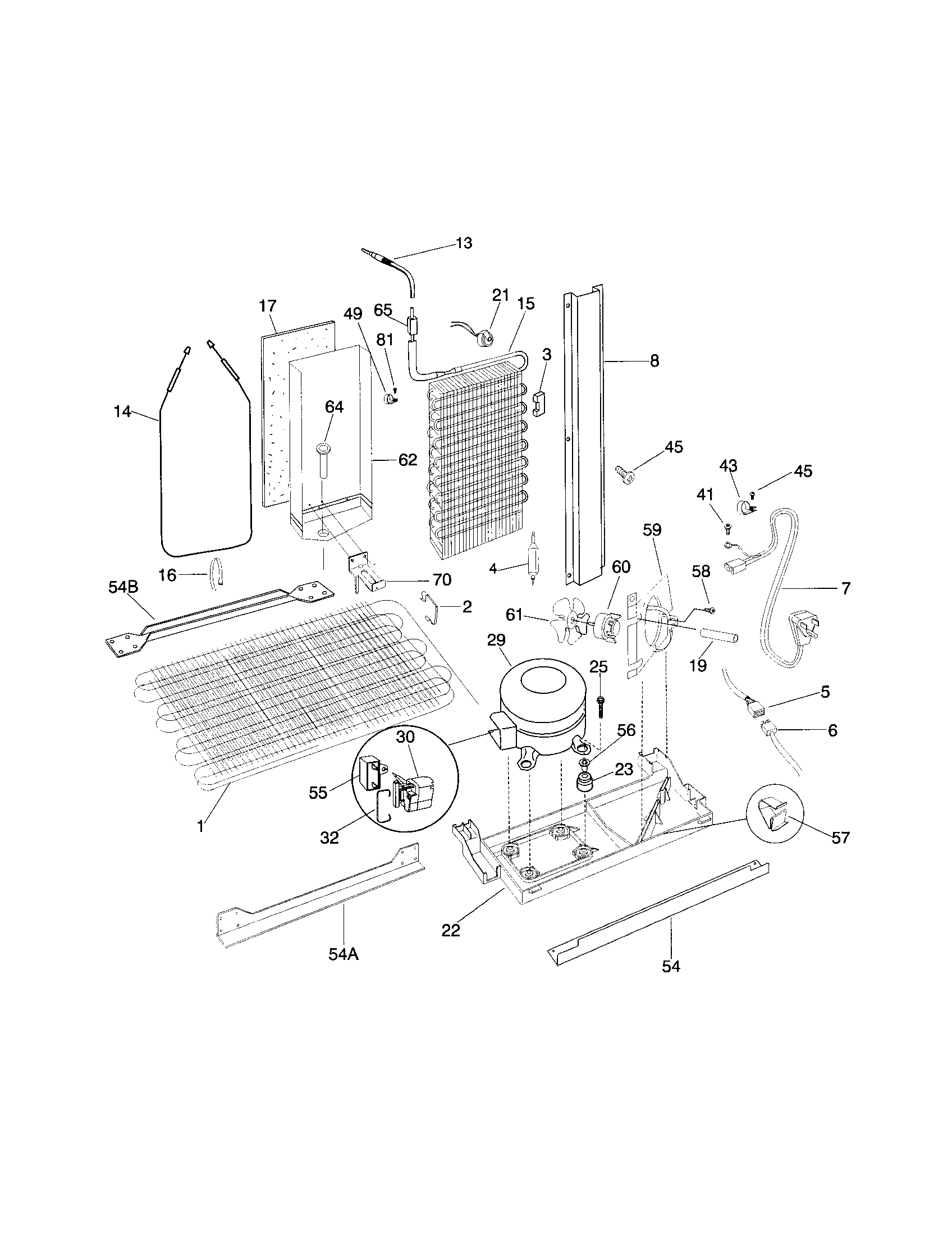 Frigidaire FRS24ZRHW3 system diagram