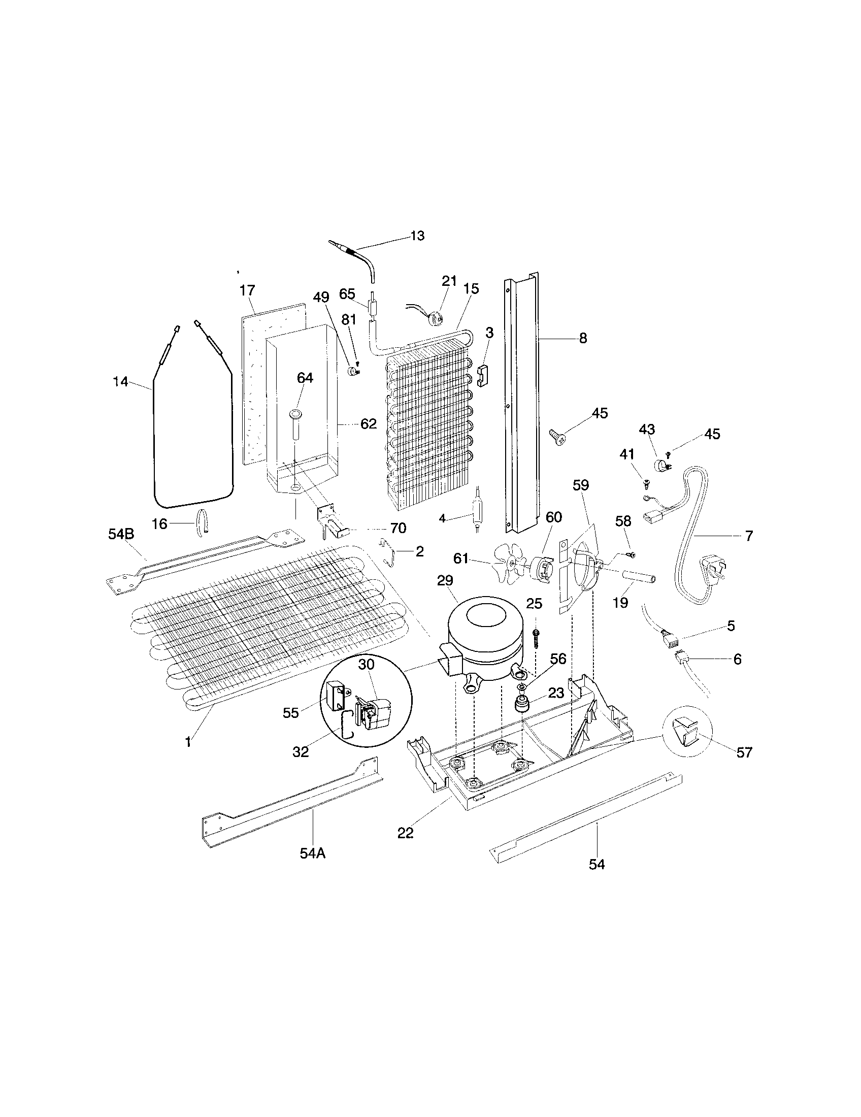 Frigidaire FRS26ZGHD3 system diagram
