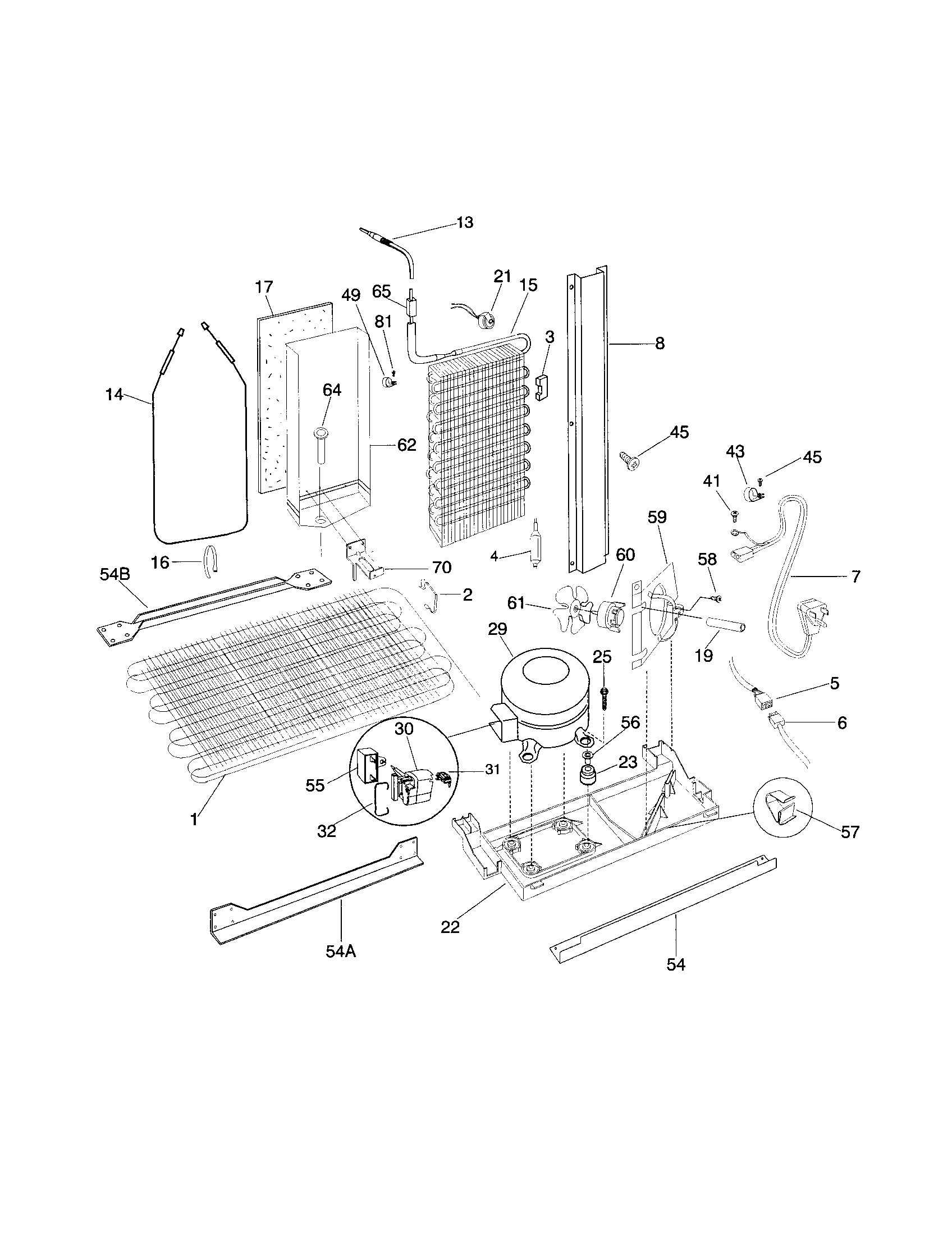Frigidaire FRS26ZRGD4 system diagram