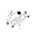 Poulan PR6N22SHA rotary lawn mower diagram