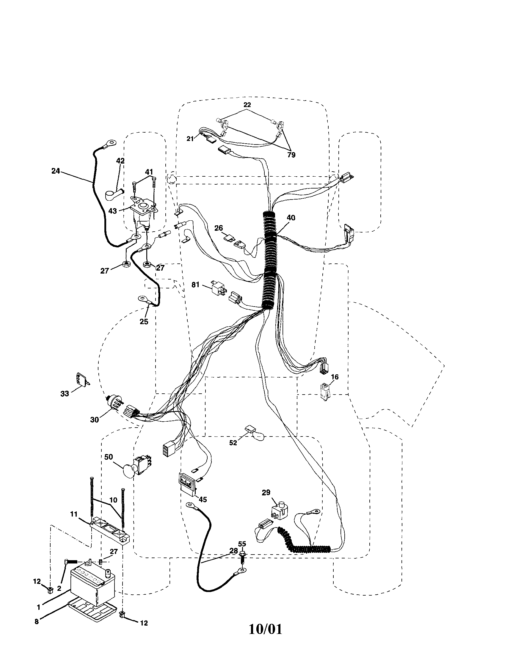 Poulan DPR22H48STA none diagram