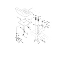 Poulan DPR20H46STA seat assembly diagram