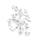 Poulan DPR20H46STA mower deck diagram