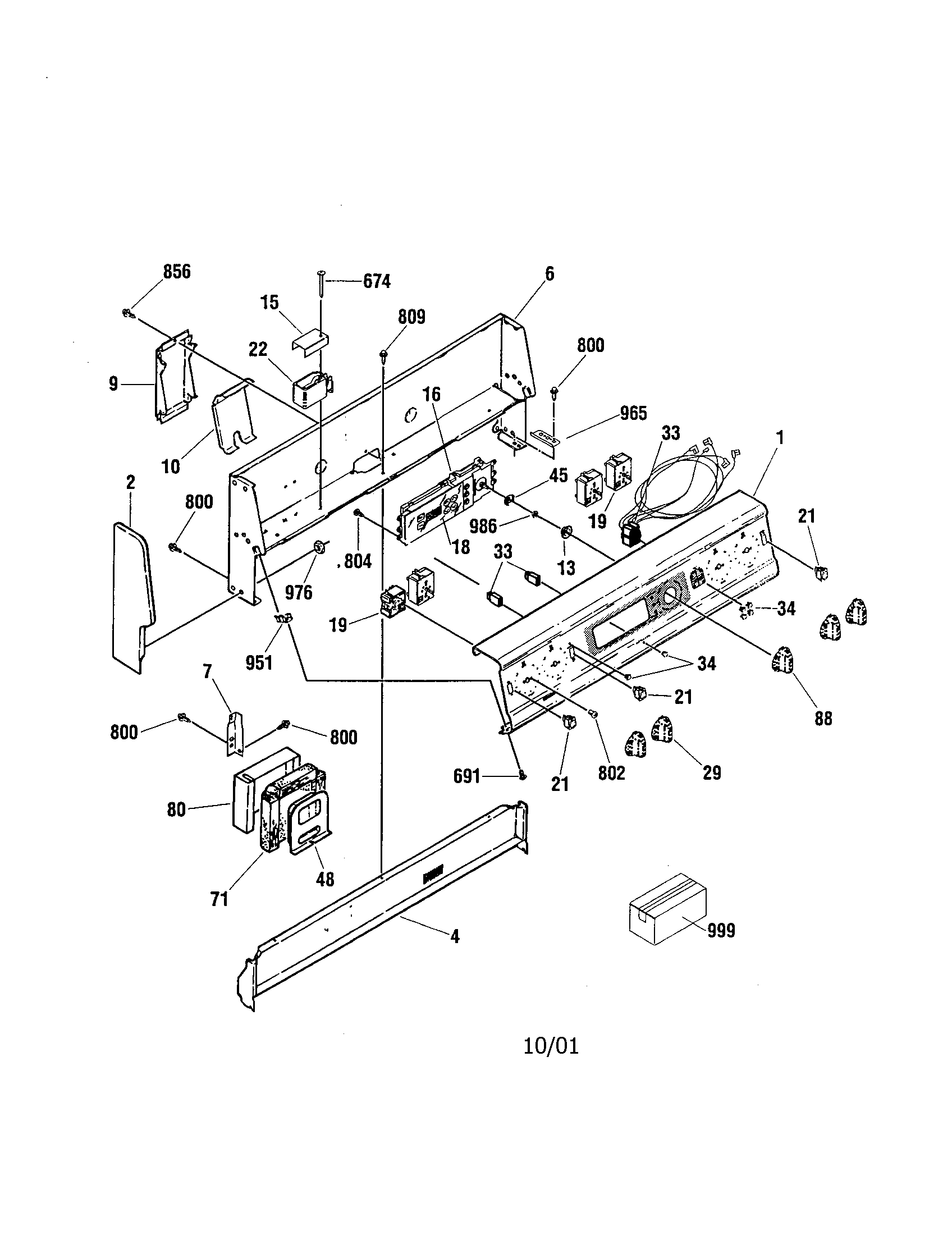 Kenmore 91195579891 backguard diagram