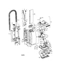 Hoover U5070930 upright vacuum diagram