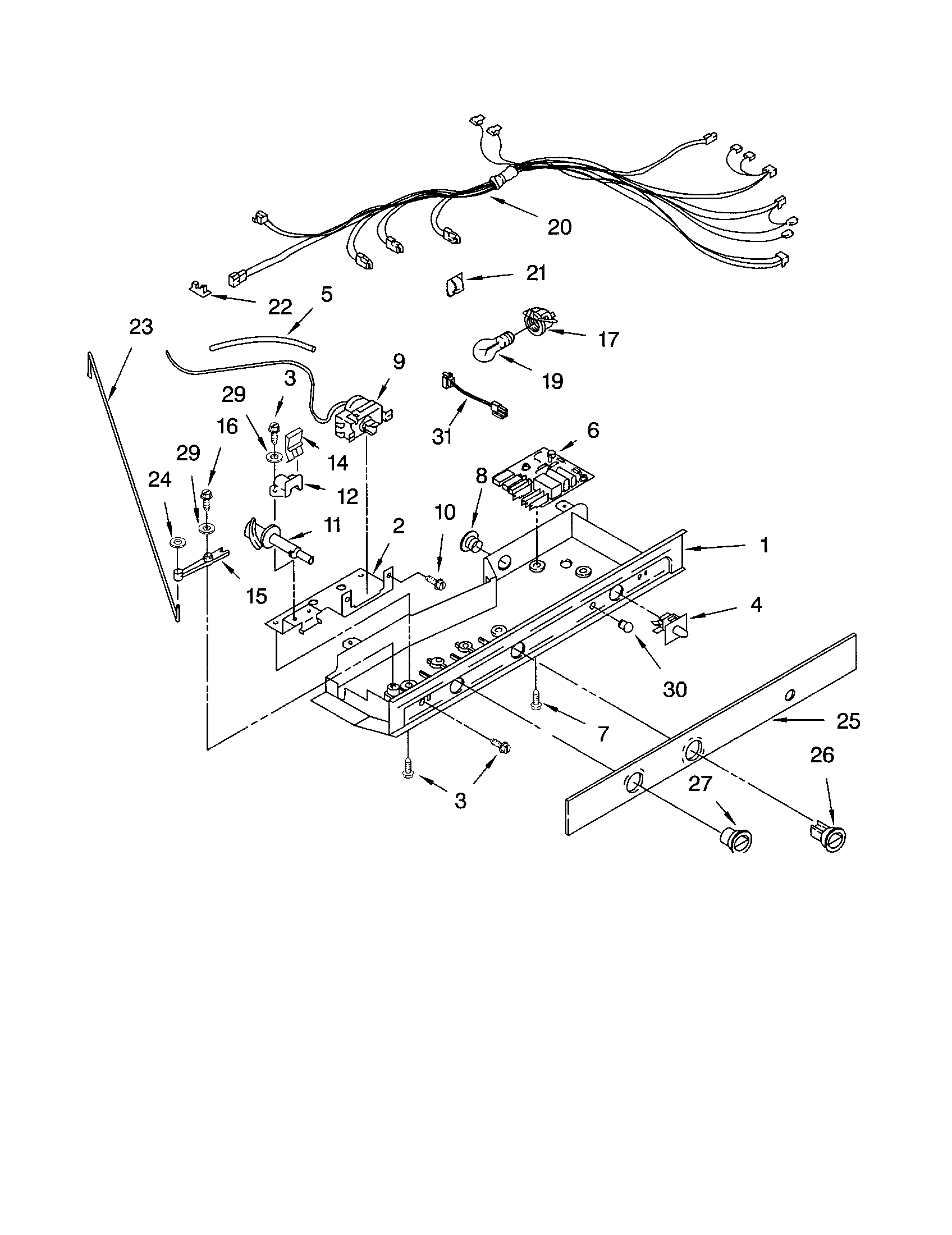 Kenmore 10652284201 control diagram