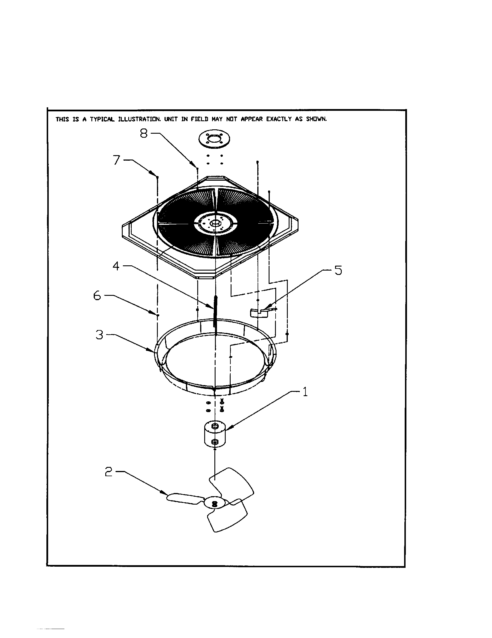Trane TTX048D100A0 air system diagram