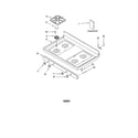 Kenmore 66572029100 cooktop diagram