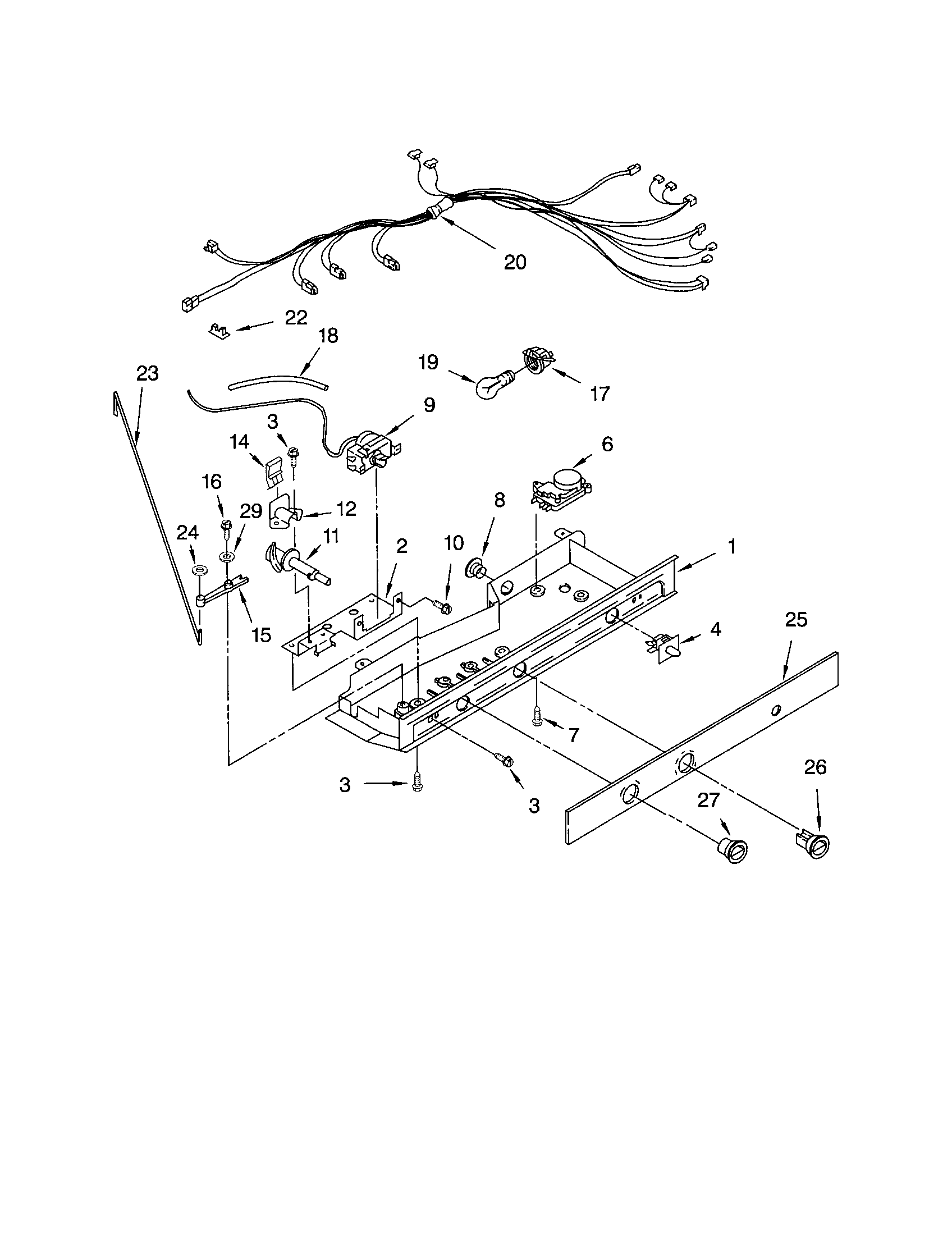 Kenmore 10650524101 control diagram