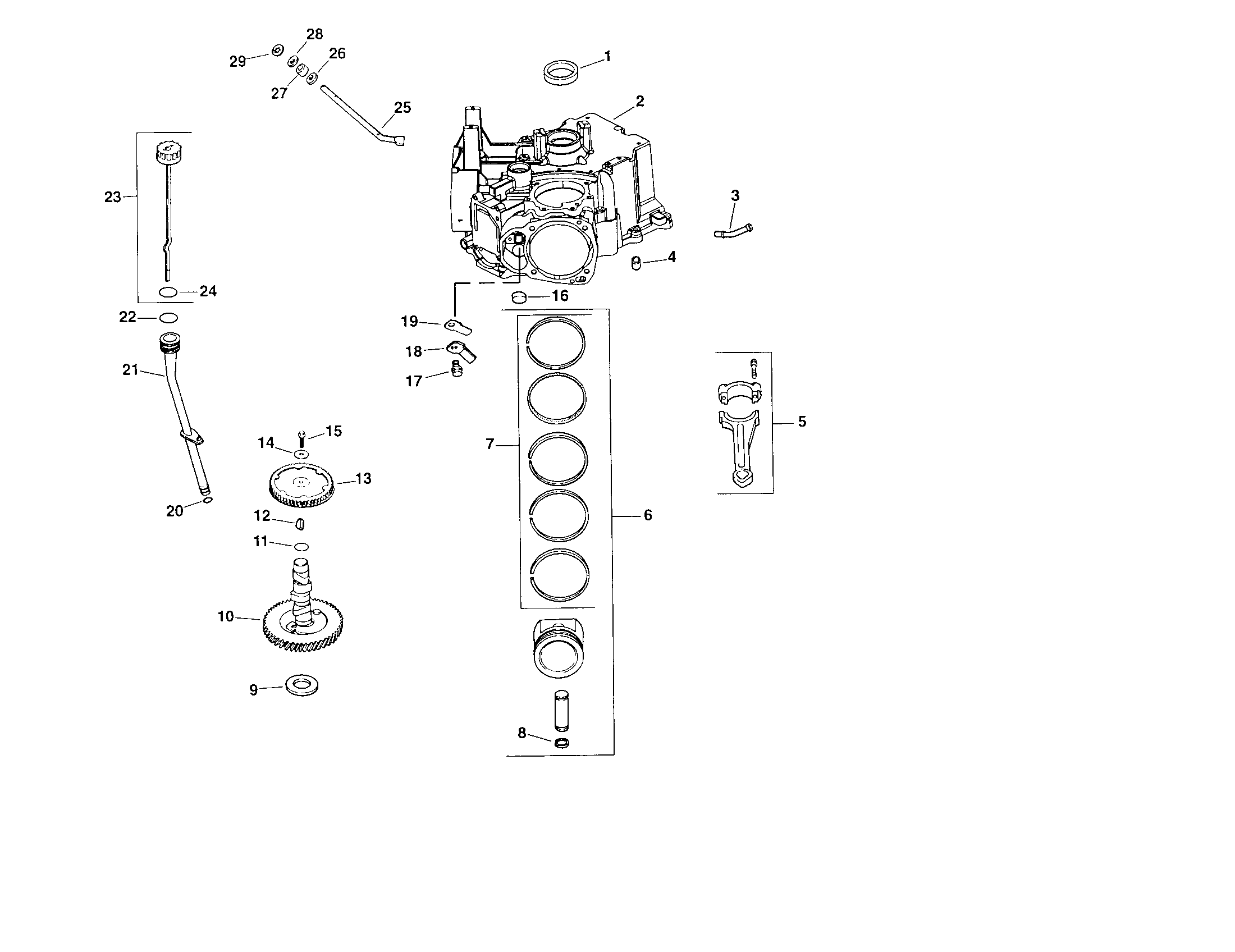 Craftsman 9172734401 crankcase diagram
