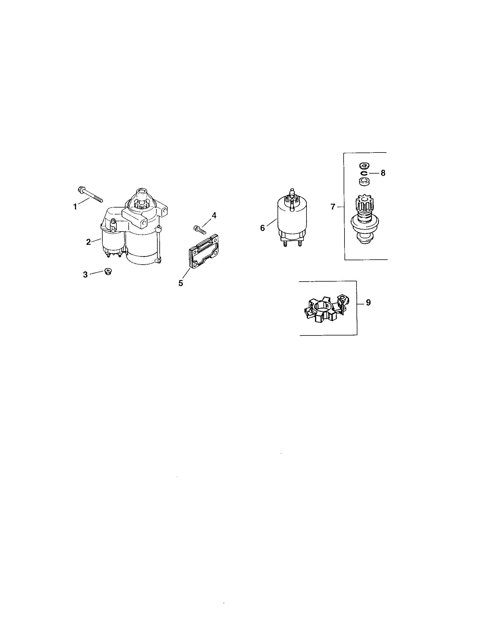Craftsman 9172734401 starting system diagram