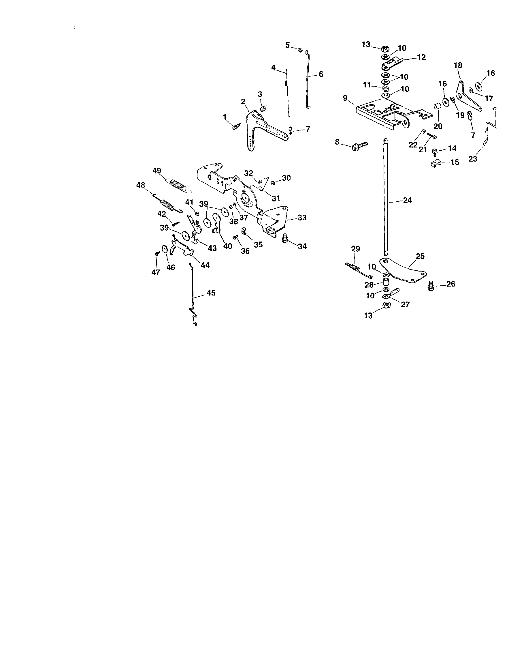 Craftsman 9172734401 engine controls diagram