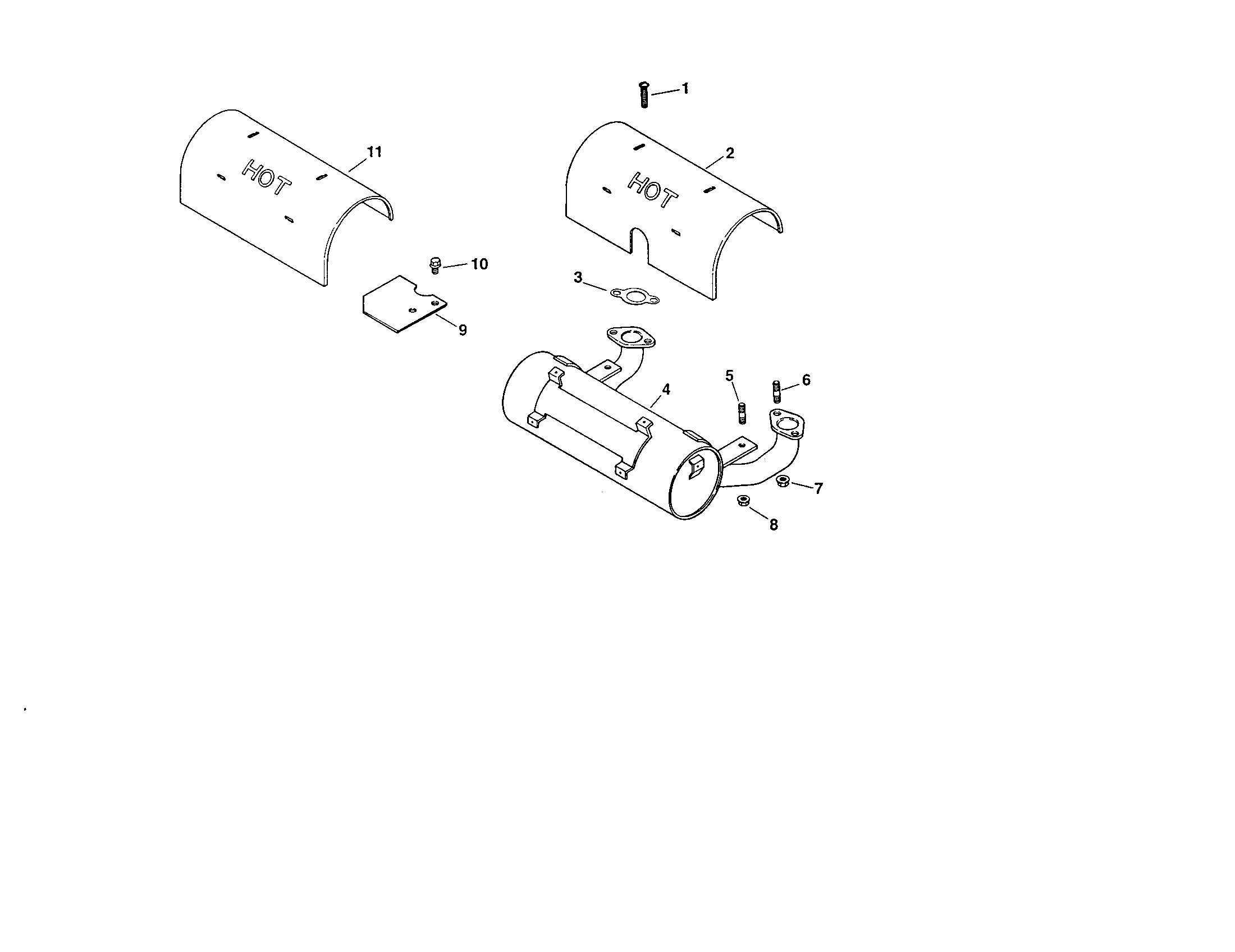 Craftsman 9172734401 exhaust diagram