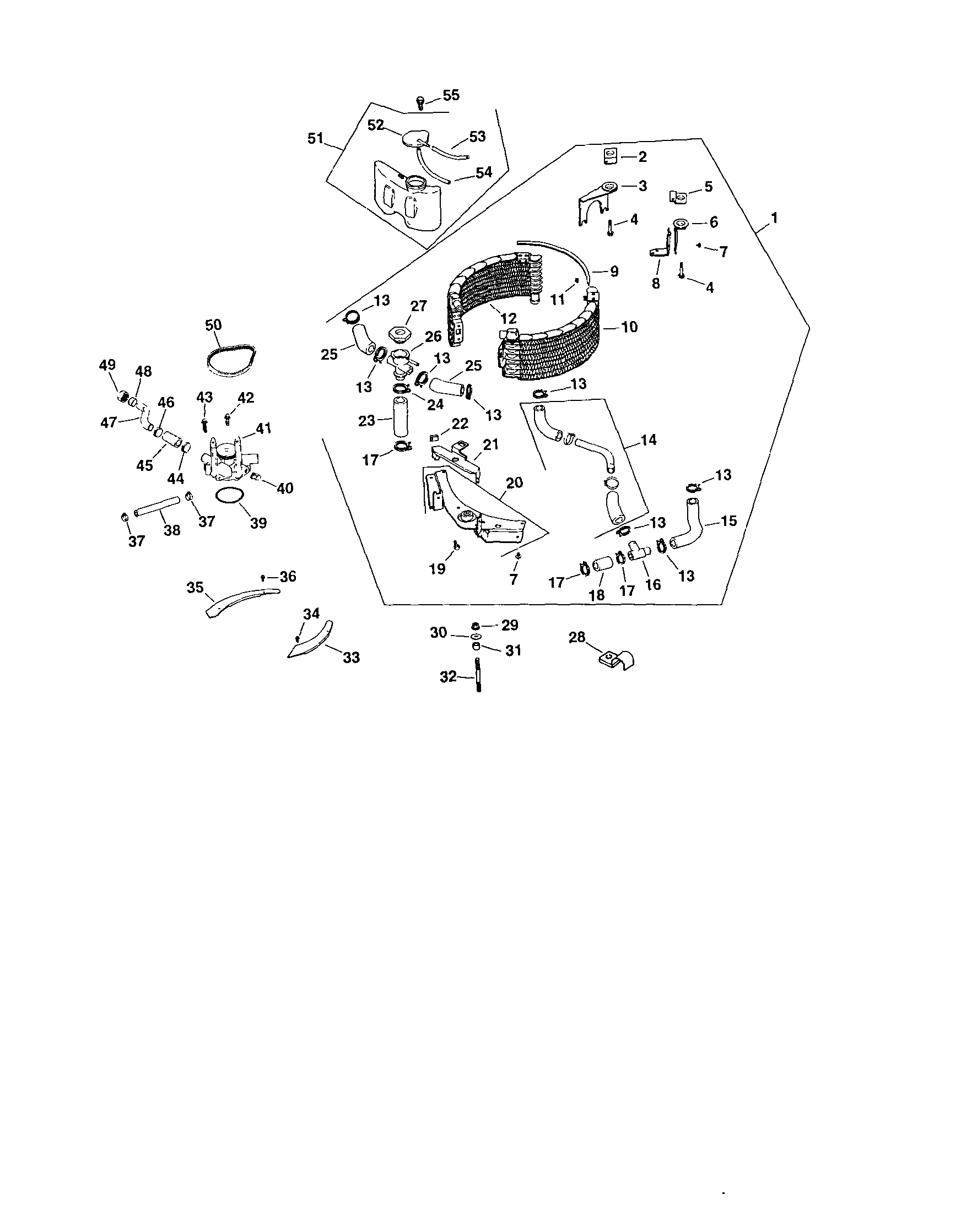 Craftsman 9172734401 cooling system diagram