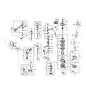 Singer 417 401 TYPE HOOK cam stack and followers diagram