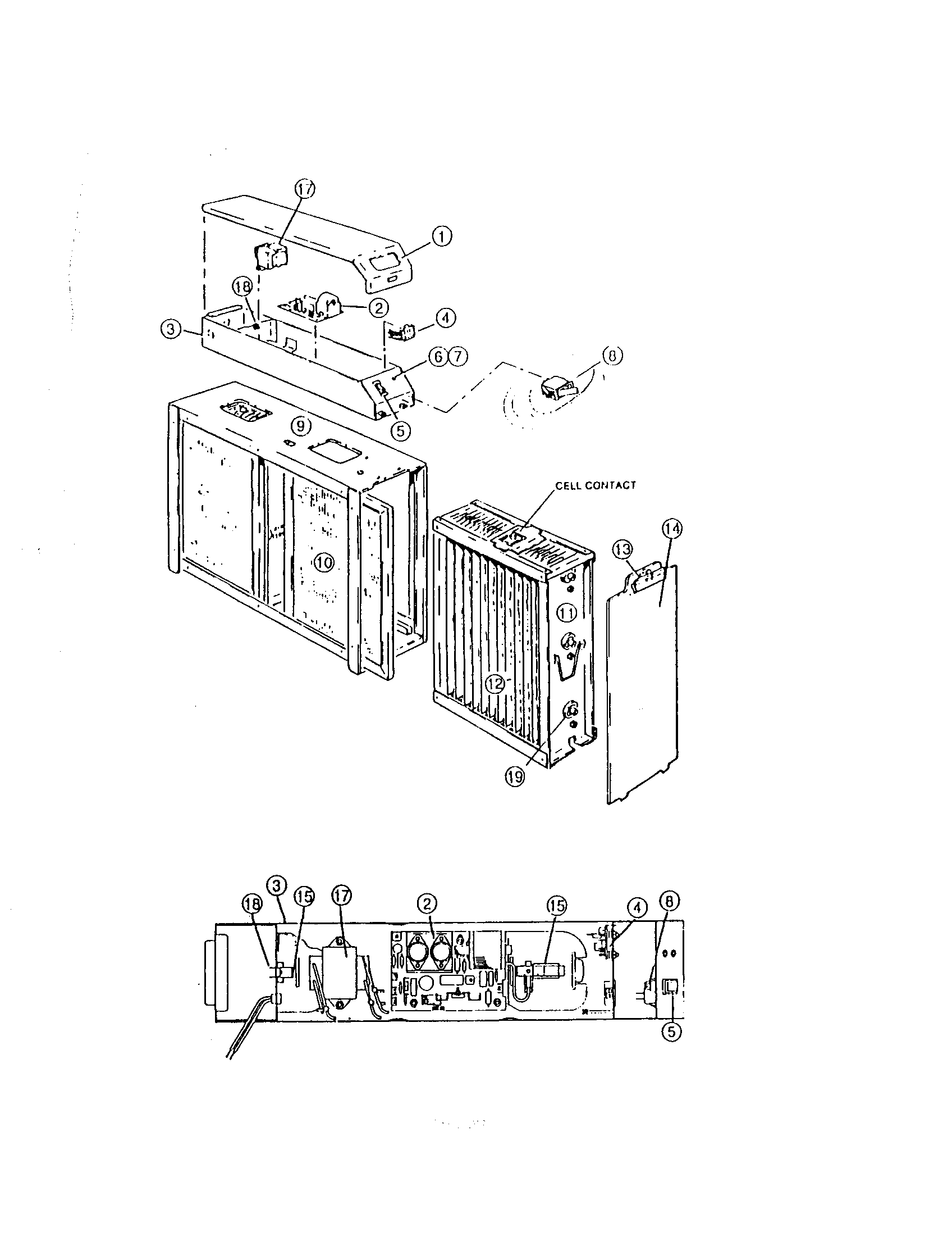Trion 441501-021 air cleaner diagram