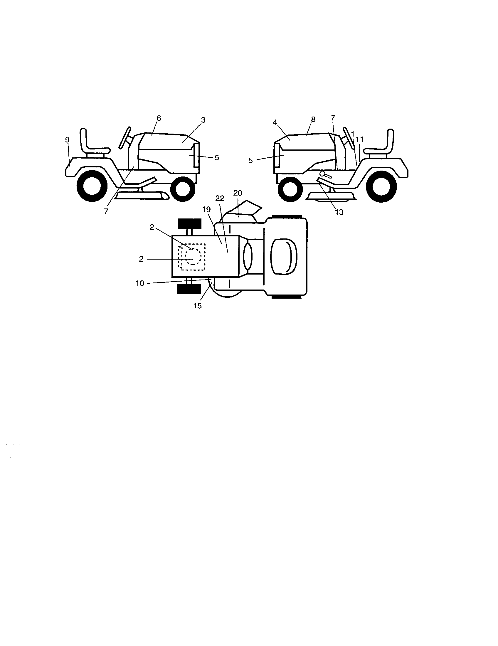 Craftsman 917271833 decals diagram