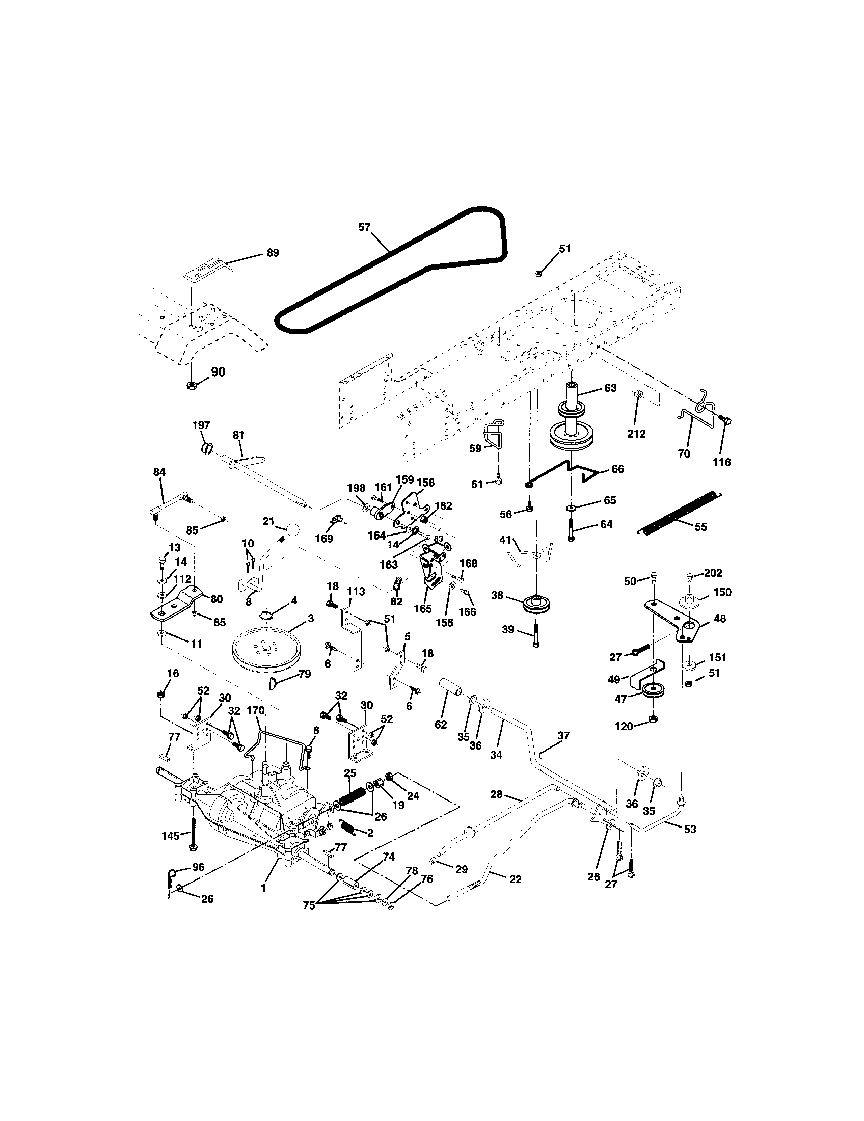 Craftsman 917272057 ground drive diagram