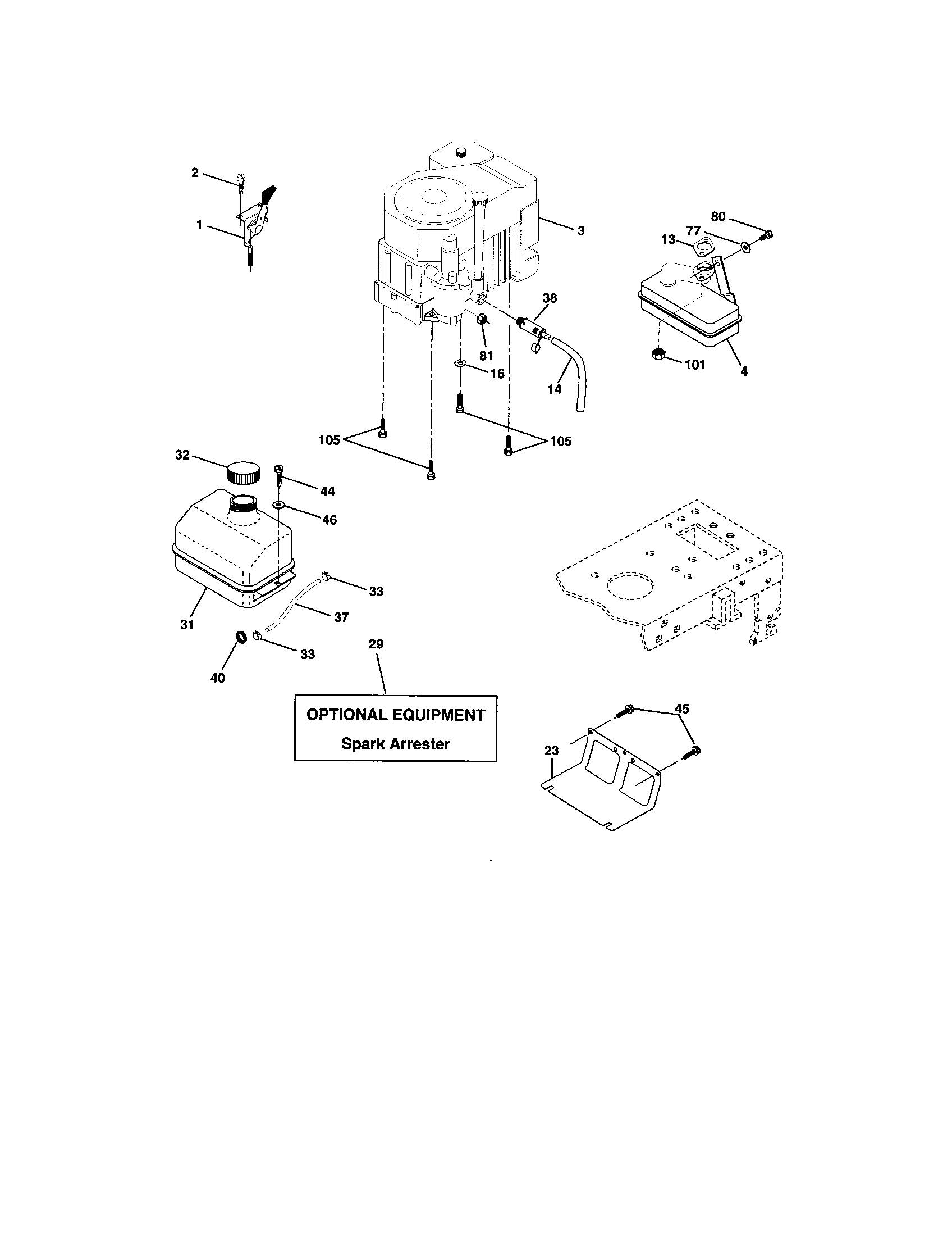 Craftsman 917272057 engine diagram