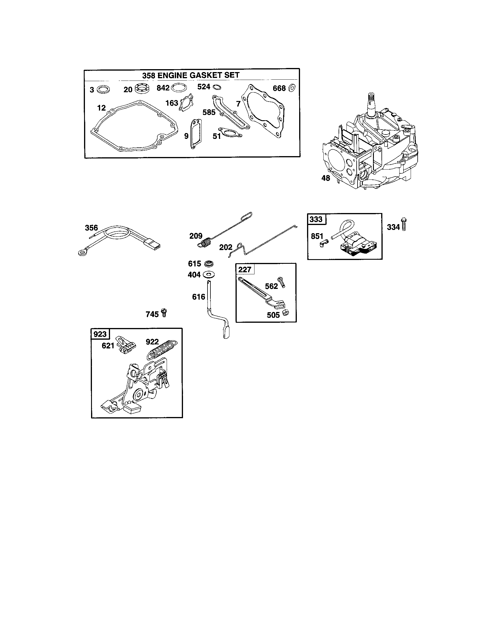 Craftsman 917377152 short block diagram