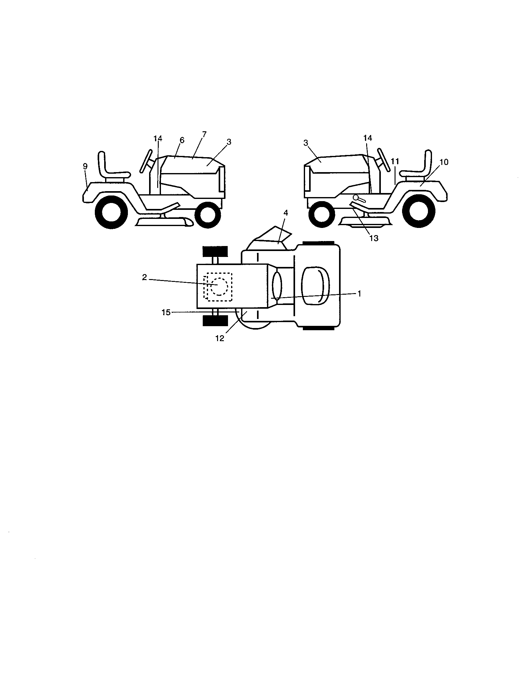 Craftsman 917271550 decals diagram