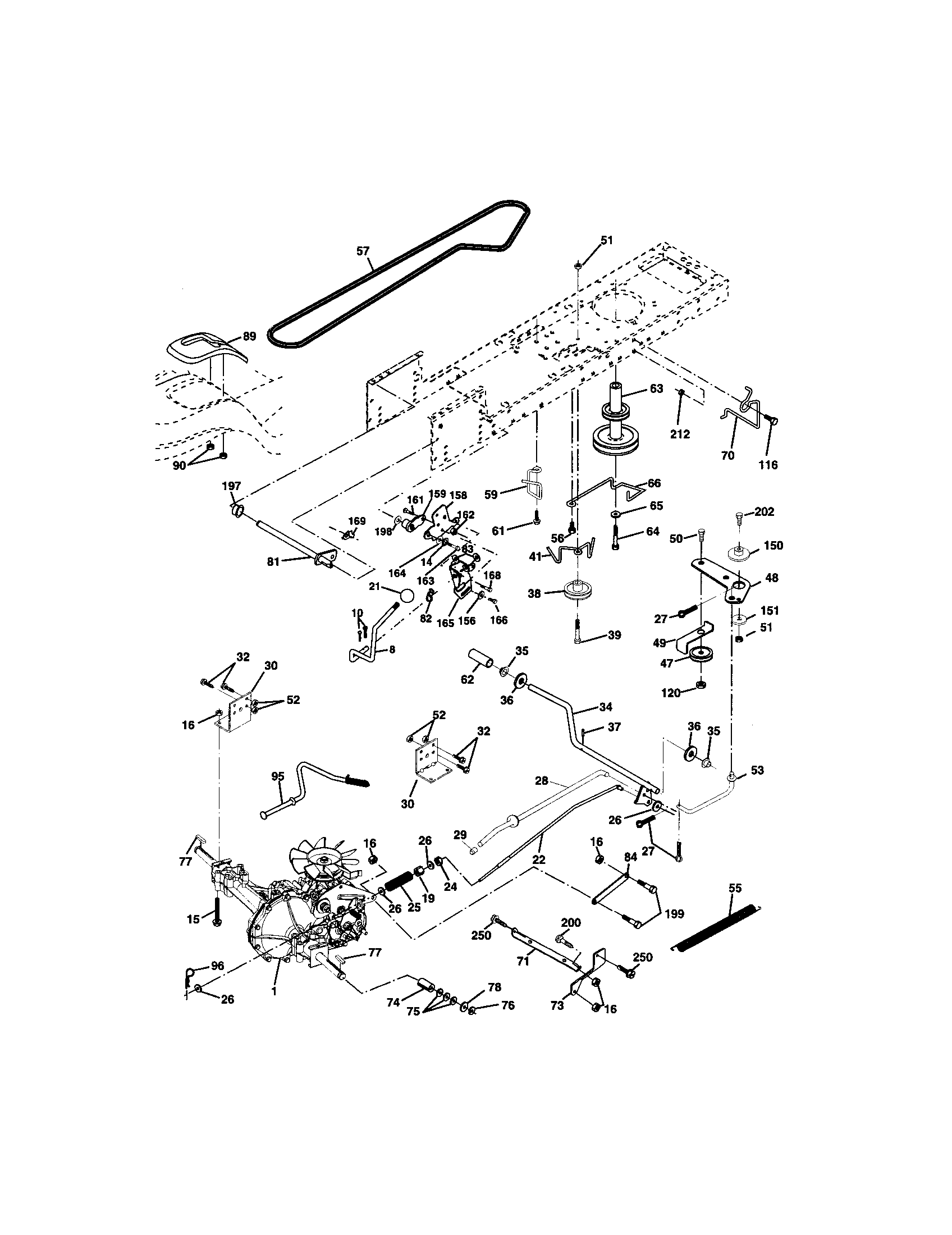Craftsman 917272068 ground drive diagram