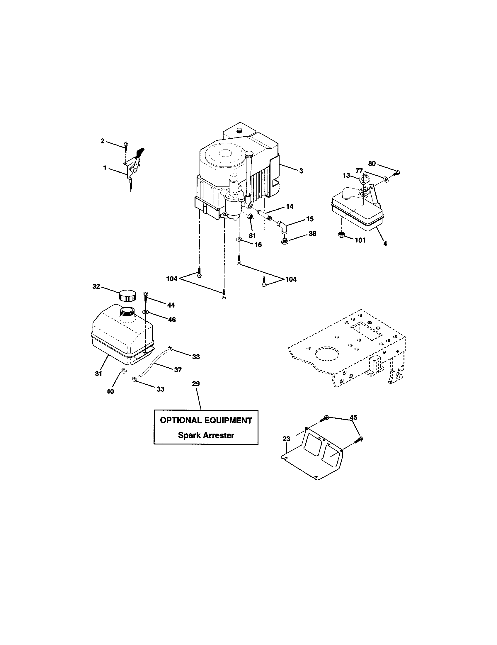 Craftsman 917272068 engine diagram