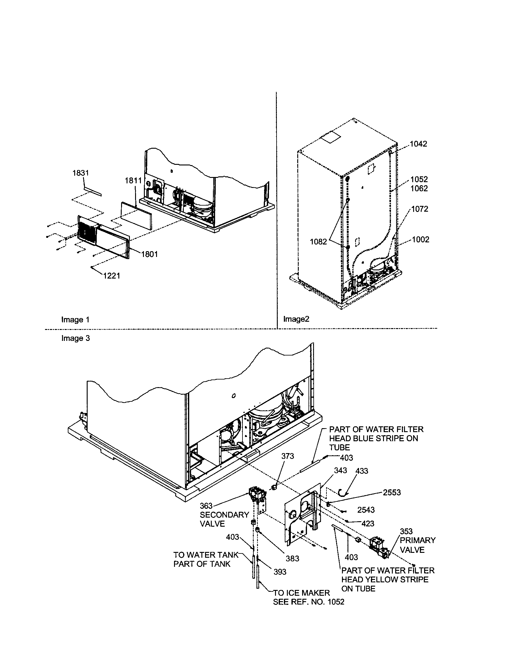 Amana ARS266RBB-PARS266RBB0 cabinet back diagram
