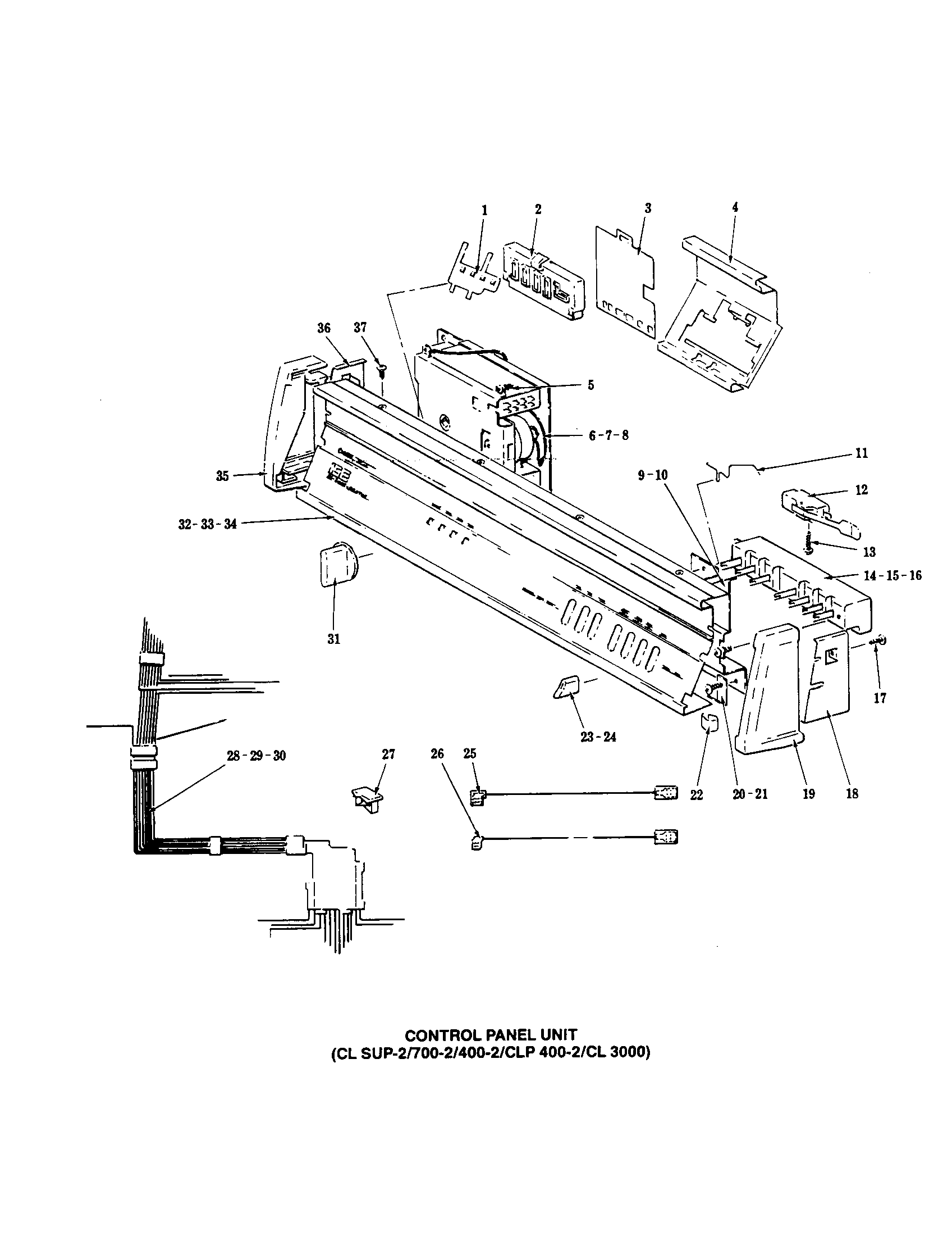 InSinkErator CL400 control panel ii diagram