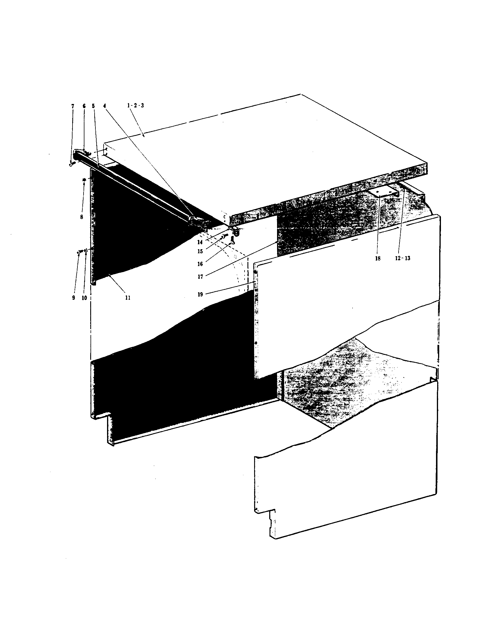 InSinkErator CL400 top and panels (clp 400-2) diagram