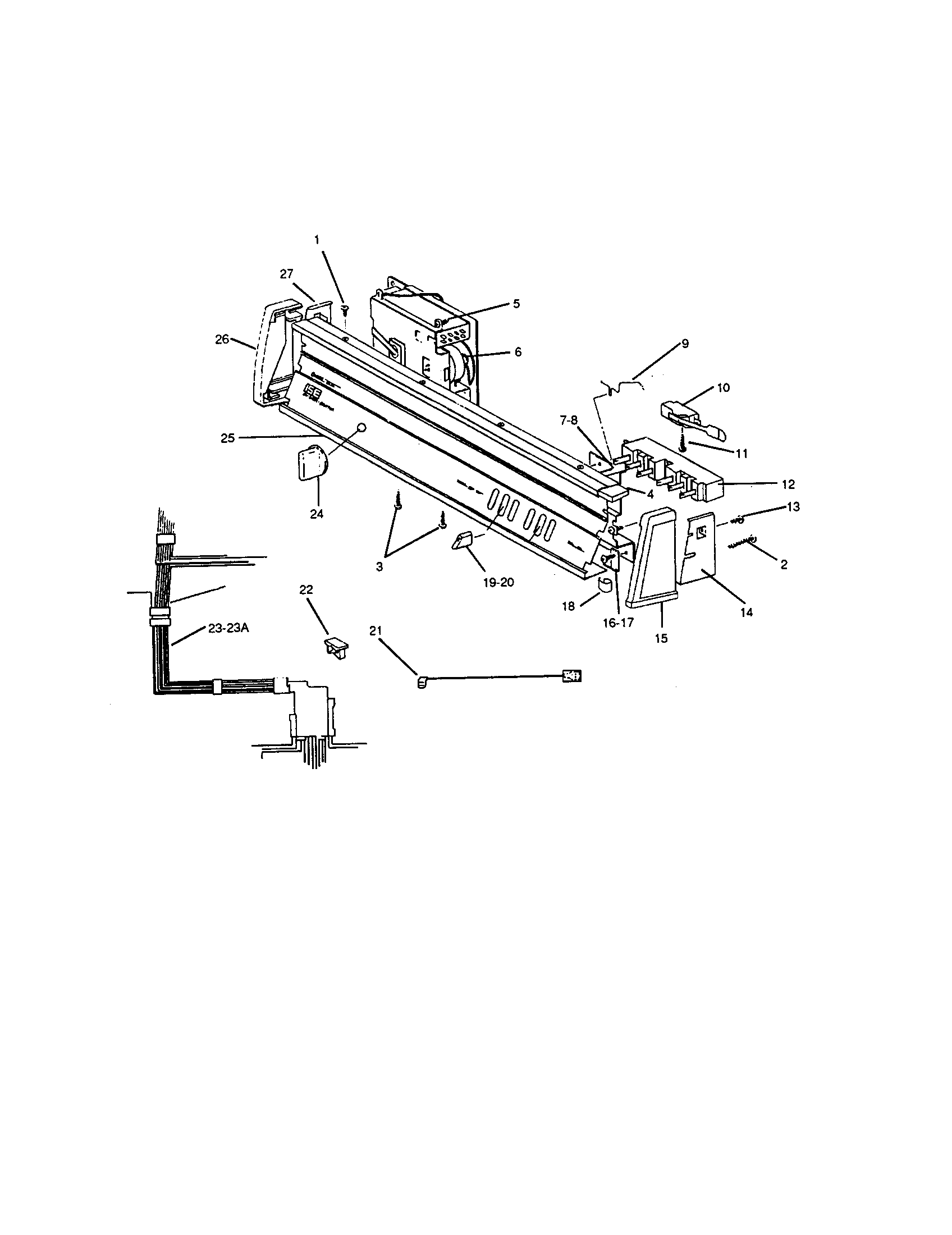 InSinkErator CL700-3 control panel unit diagram