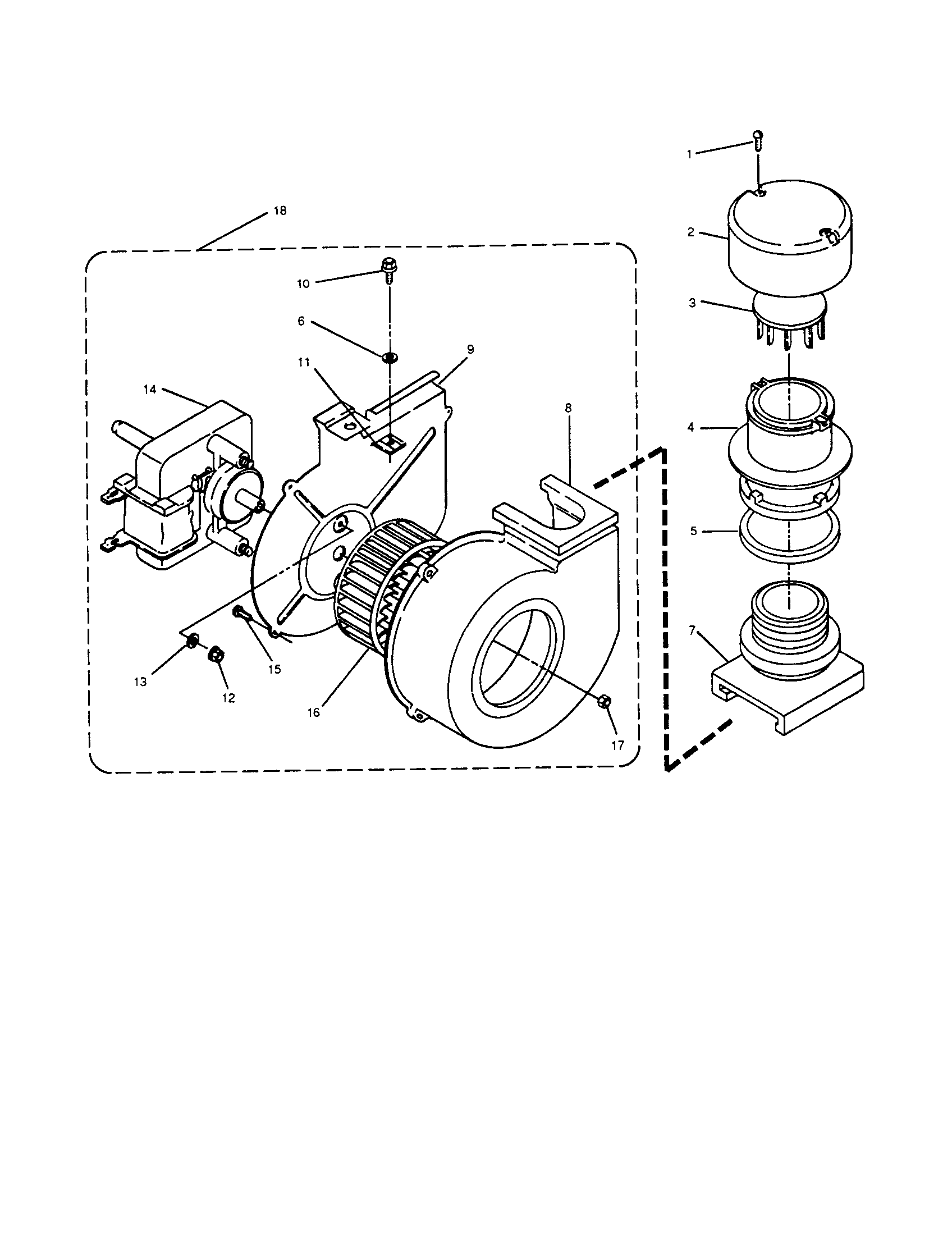 InSinkErator CL700-3 circa-dry unit diagram