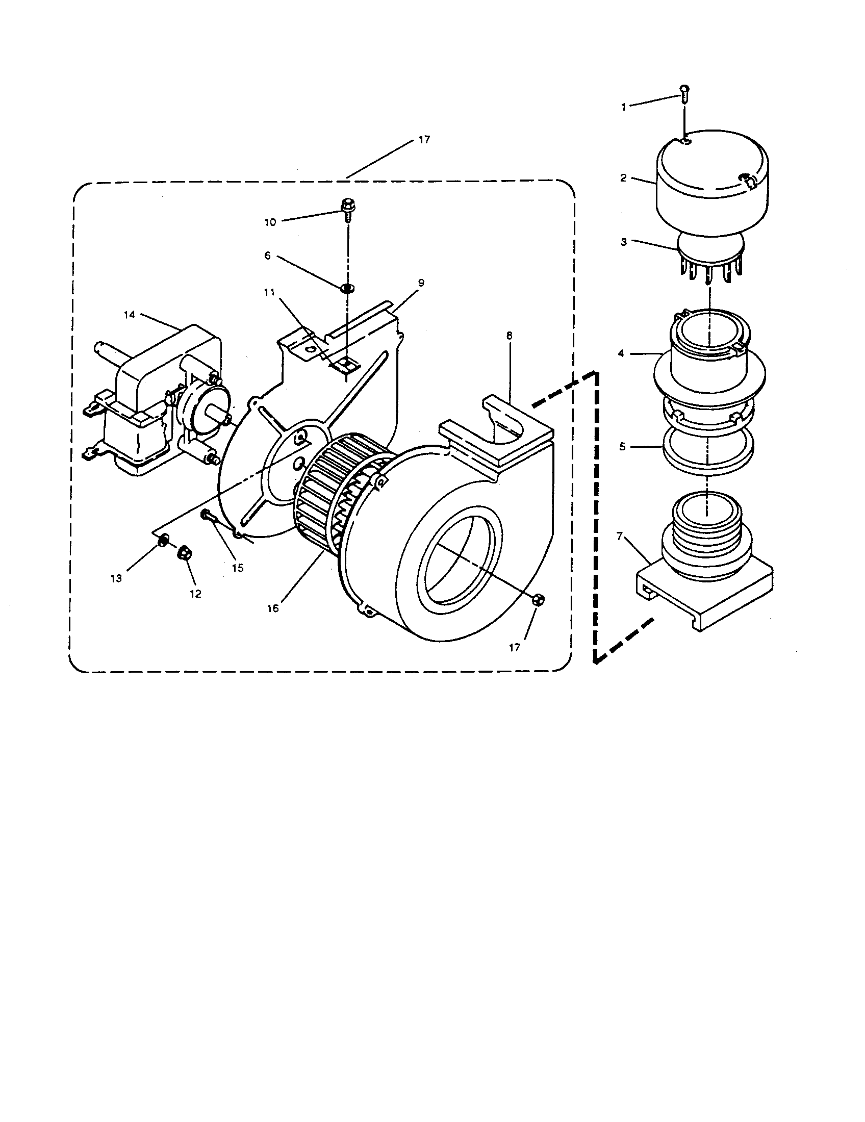 InSinkErator CL2000-3 circa-dry diagram