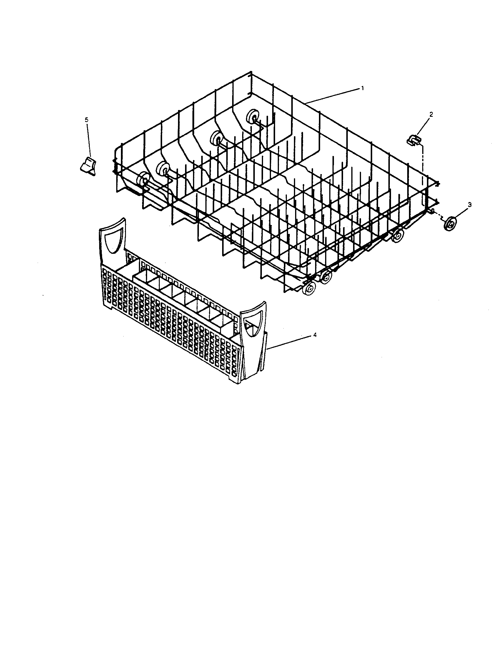 InSinkErator CL2000-3 lower rack diagram