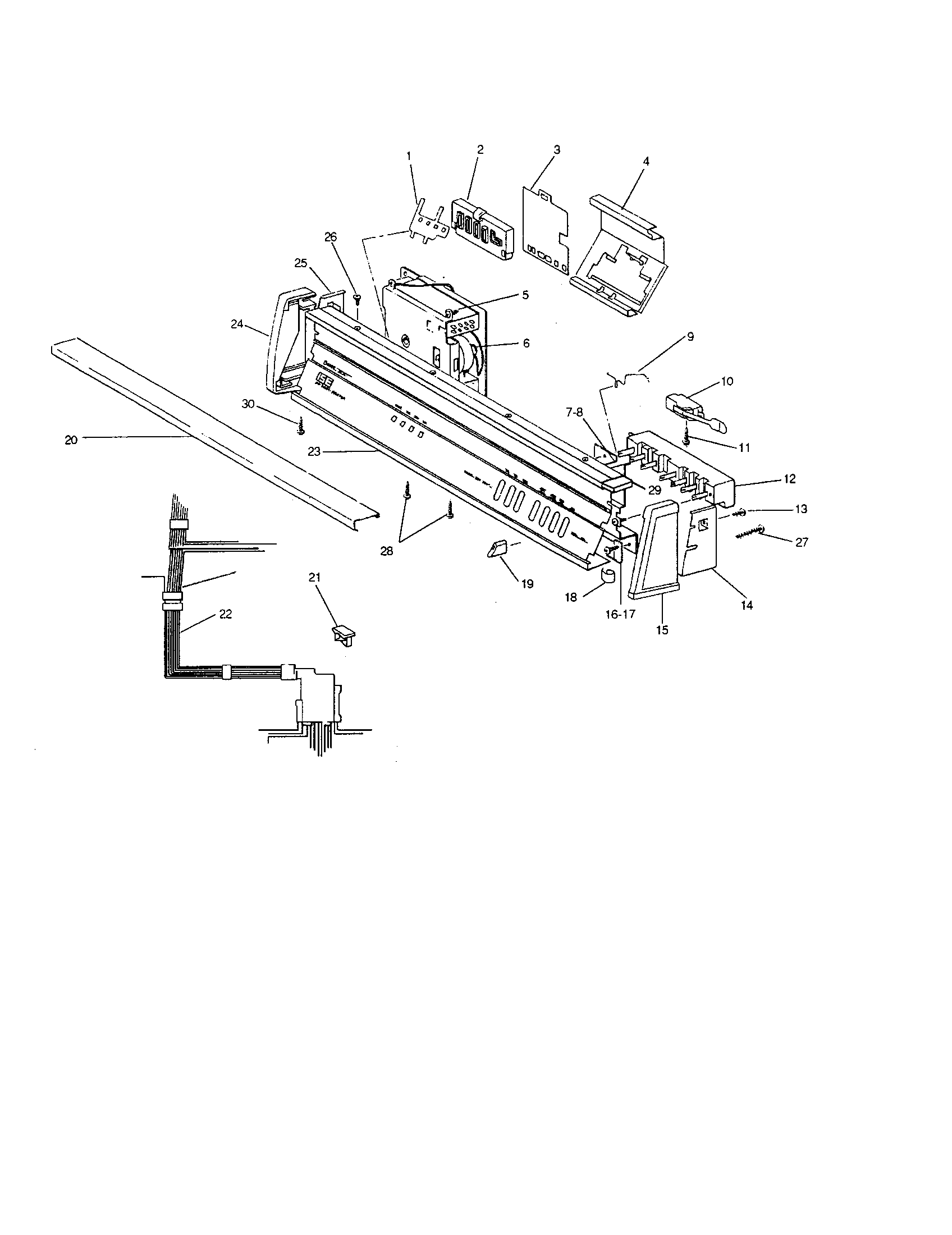 InSinkErator CL3300 control panel diagram