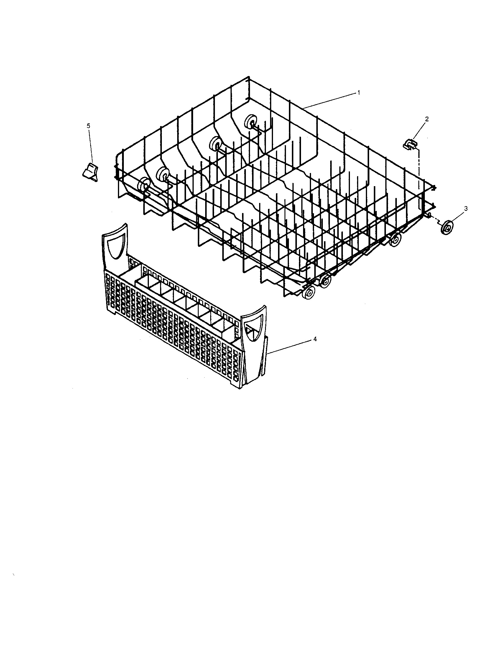 InSinkErator CL3300 lower rack diagram