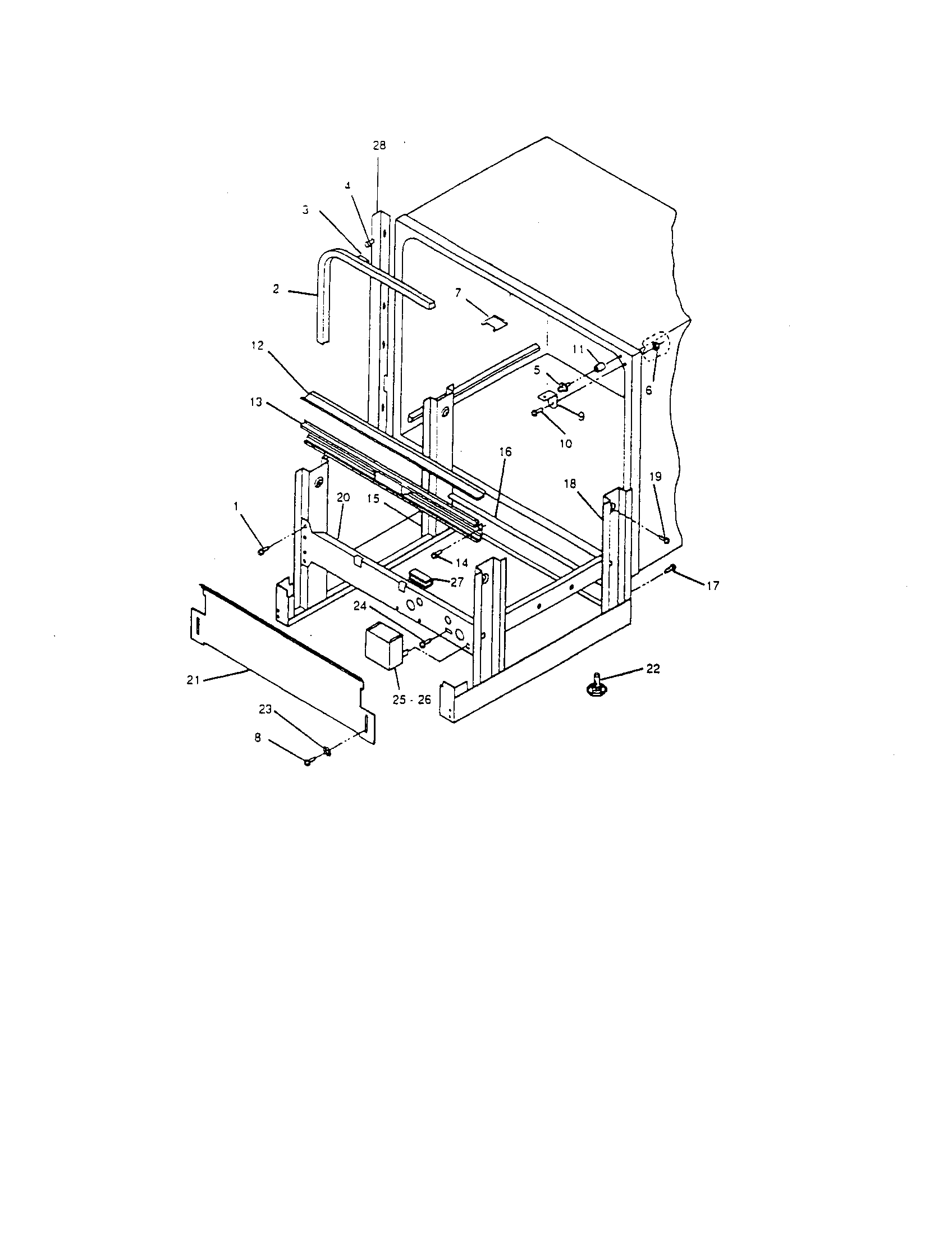 InSinkErator CLSUP-5 frame and miscellaneous diagram