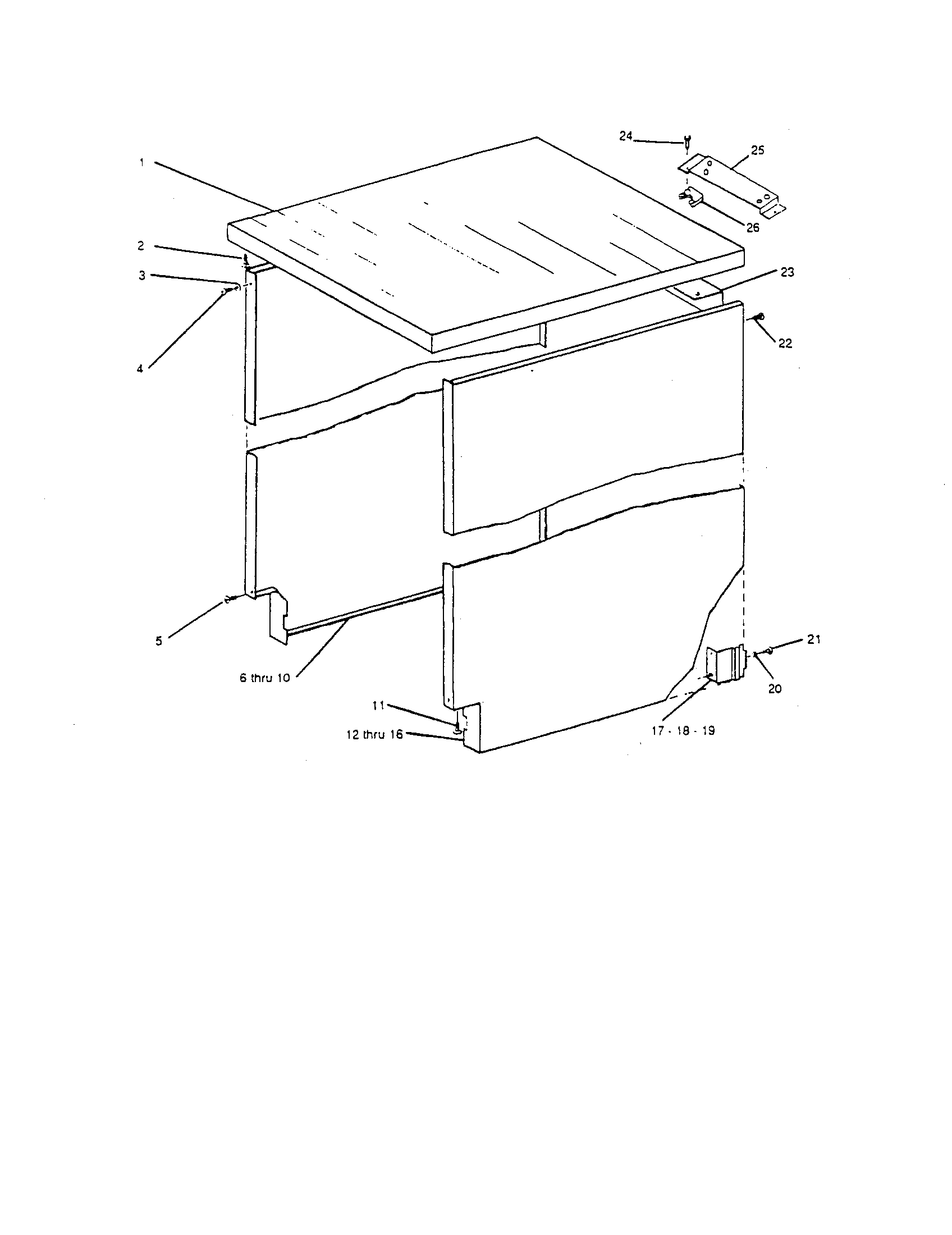 InSinkErator CLSUP-5 top and side kits diagram