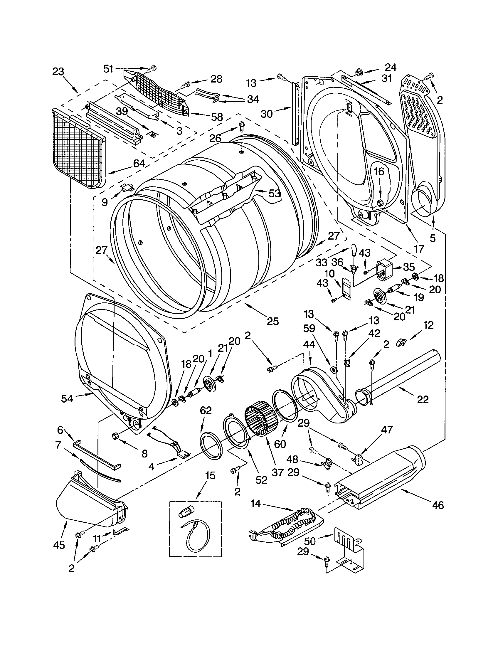 Kenmore 11082836100 bulkhead diagram