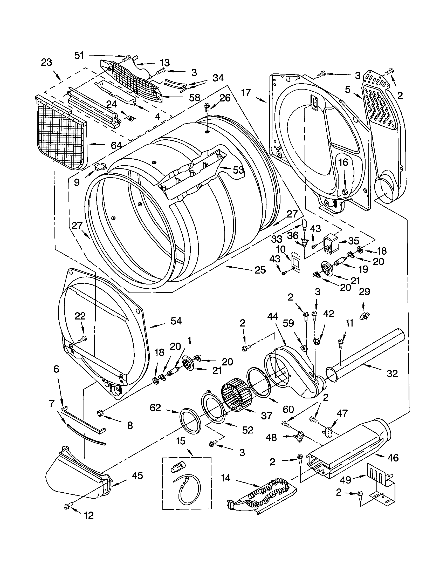 Kenmore 11063034100 bulkhead diagram