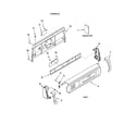 Kenmore 11073052100 console panel diagram