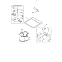 Kenmore 11073062100 dryer top diagram