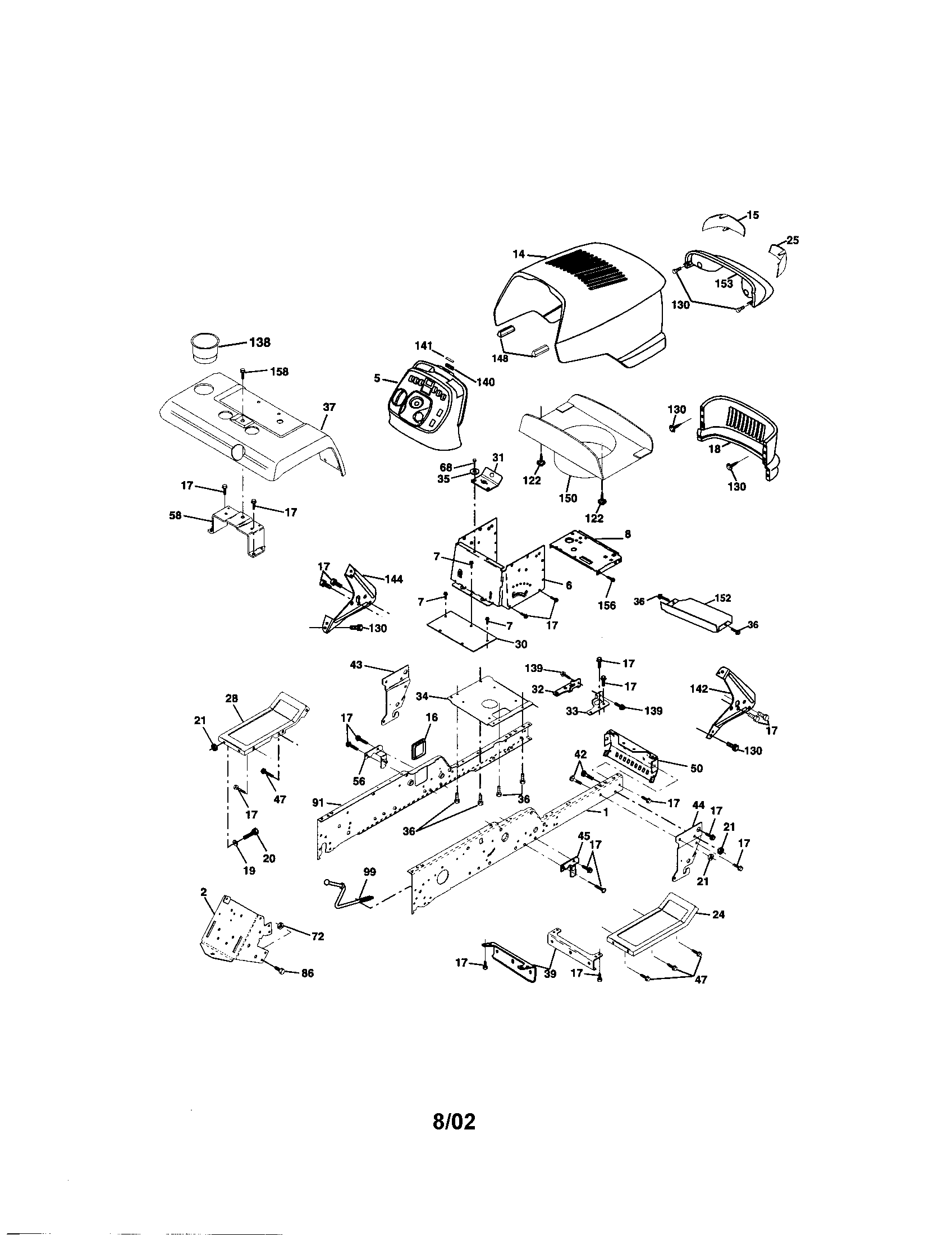 Craftsman 917275022 chassis and enclosures diagram