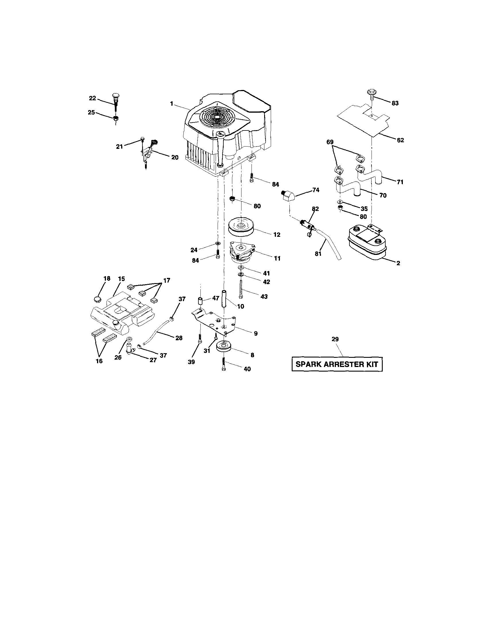Craftsman 917275022 engine diagram
